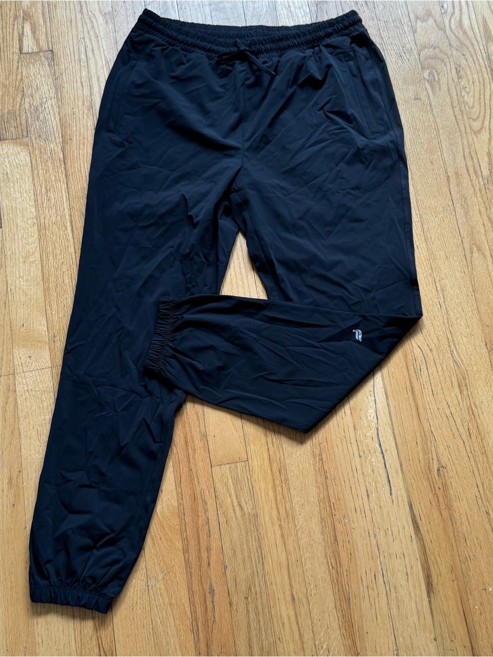 Fabletics Black Lightweight Track Joggers